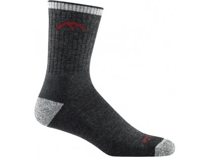 Darn Tough ponožky HIKER MICRO CREW Midweight Merino - pánské - černé (Velikost L)