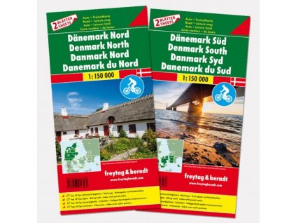 cyklomapa Dánsko 1:150 t.