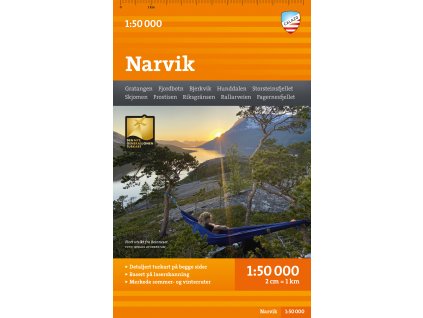 mapa Narvik 1:50 t.