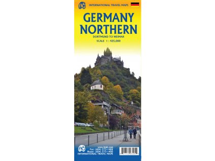 mapa Germany North 1:425 t. ITM