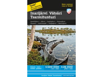 Inarijärvi, Vätsäri & Tsarmitunturi 1/100-1/25