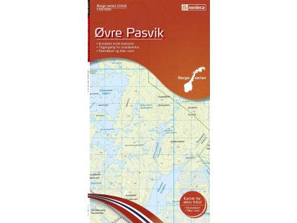 mapa Ovre Pasvik 1:50 t.