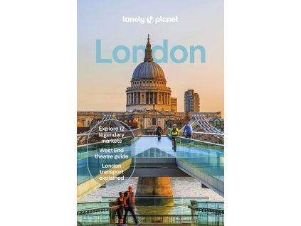 průvodce London 13.edice anglicky Lonely Planet