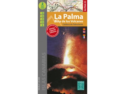 mapa La Palma - Ruta de los Volcanes special solidary ed. 2 maps 1:25 t.