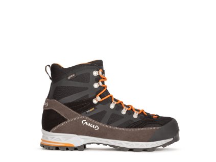 AKU Trekker Pro GTX - pánská kožená - černá/oranžová (Velikost 41.5)