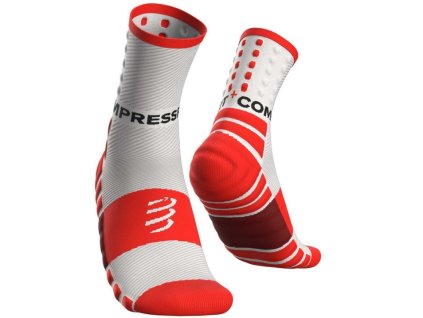 Compressport ponožky Shock Absorb - bílá