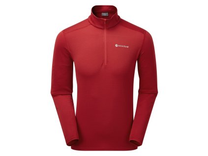 Montane mikina Protium Lite Pull On - pánská - červená (Velikost M)