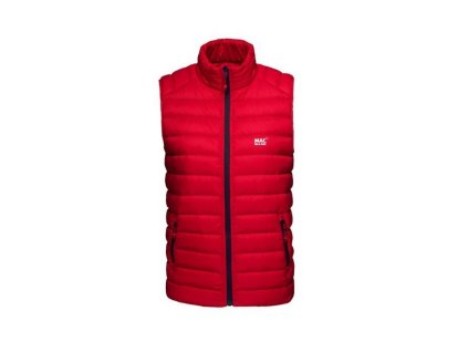 Mac In A Sac Alpine Packable Men's Down Vest, Red (Velikost 0)