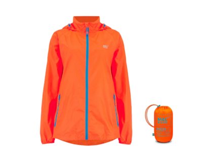 Mac In A Sac Origin Packable Waterproof Jacket, Neon Orange (Velikost 0)