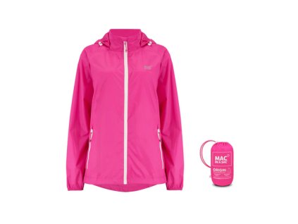 Mac In A Sac Origin Packable Waterproof Jacket, Pink (Velikost 0)