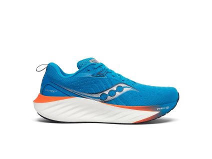 Saucony TRIUMPH 22 - pánská - modrá/oranžová (Velikost 45)