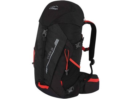LOAP batoh Eiger 28 - turistický - černá/červená
