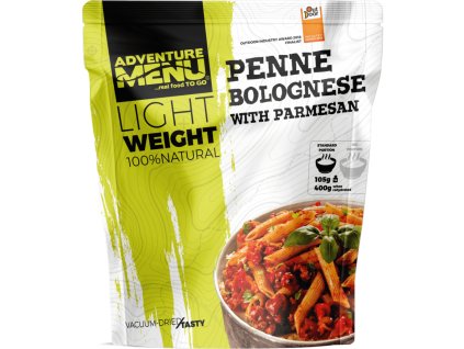 Adventure Menu - Penne s boloňskou omáčkou a parmezánem sušené