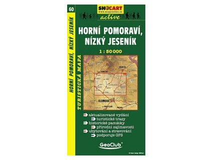 Horní Pomoraví, Nízký Jeseník (turistická mapa č. 60)