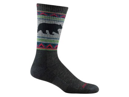 Darn Tough ponožky GRIZZLY BOOT Midweight Merino - pánské - šedé (Velikost L)
