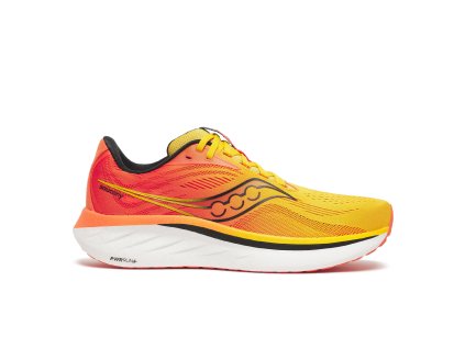 Saucony RIDE 18 - pánská - oranžová/žlutá (Velikost 45)