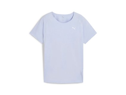 PUMA triko RUN CLOUDSPUN TEE - dámské - světlemodrošedá (Velikost M)