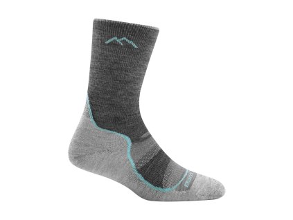 Darn Tough ponožky LIGHT HIKER MICRO CREW Lightweight Merino - dámské - šedé (Velikost L)