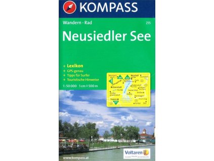 Neusiedler See, Neziderské jezero (Kompass - 215) - vydání 2017