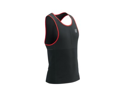 Compressport tílko Pro Racing - pánské - černé/červené
