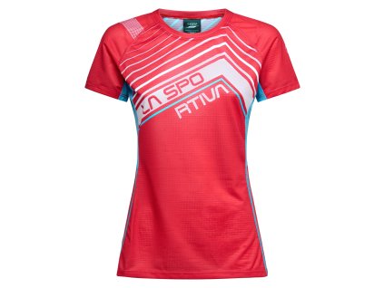 La Sportiva tričko Wave - dámské - růžová/bílá (Velikost L)