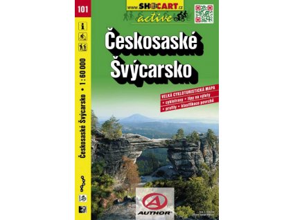 Českosaské Švýcarsko (cyklomapa č. 101)