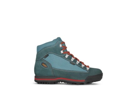 AKU Ultralight Micro GTX - dámská kožená - modrá/červená (Velikost 35)