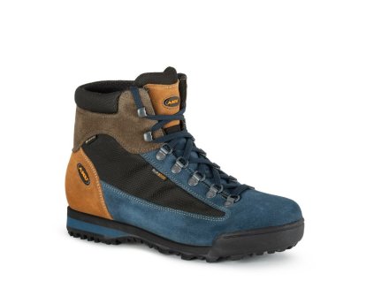 AKU Slope Original GTX - pánská kožená - šedá/modrá (Velikost 44)