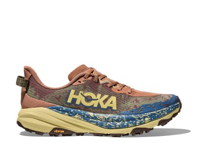 Hoka SPEEDGOAT 6 - pánská - hnědá/modrá (Velikost 41 1/3)