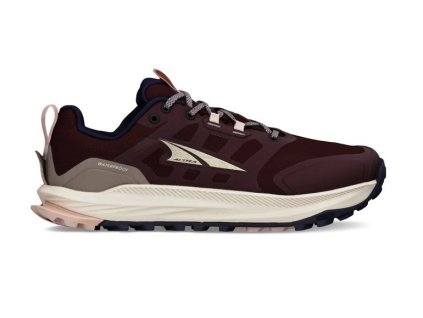 Altra LONE PEAK 9 WATERPROOF LOW - dámská - vínová (Velikost 38)
