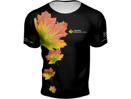 Compressport funkční tréninkové tričko „Nature Marathon” 2025 - pánské; černá barva (Velikost L)