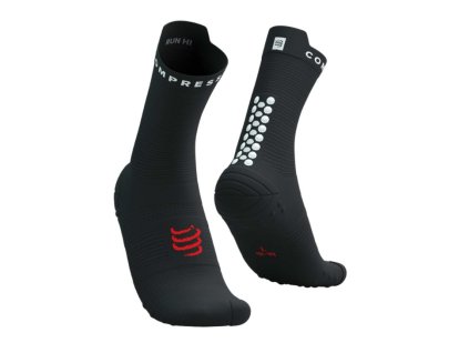 Compressport ponožky Pro Racing Run - černá (Velikost M)