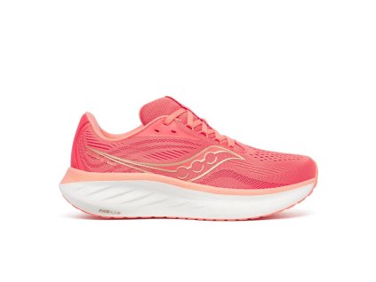 Saucony RIDE 18 - dámská - růžová/bílá (Velikost 38)