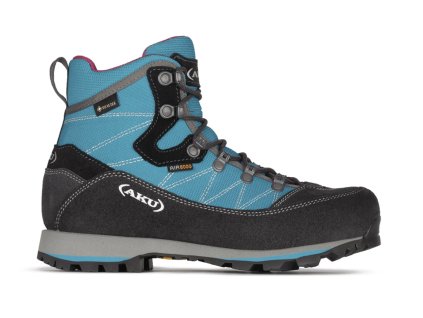 AKU TREKKER LITE III Wide GTX - dámská kožená - modrá/černá (Velikost 38)