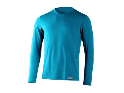 LASTING merino tričko ALAN - pánské - modré (Velikost XL)