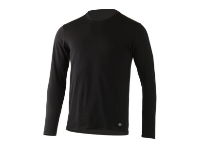 LASTING merino tričko ALAN - pánské - černé (Velikost L)