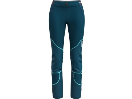 Crazy kalhoty Oxygen - dámská - modrozelená/světle modrá (Velikost L)