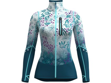 Crazy mikina Oxygen - dámská - vzor falling flower (Velikost L)