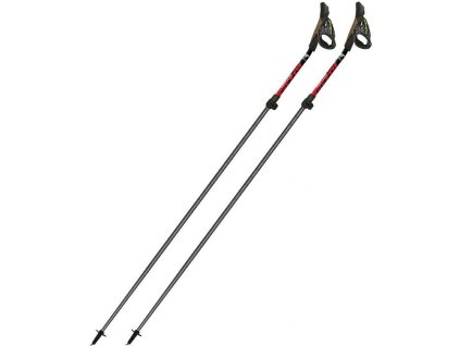 FIZAN carbon pro impulse- červená/černá (Délka holí 107–120)