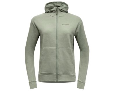 Devold mikina Everyday Zip Merino Hoodie - dámská - zelená (Velikost L)