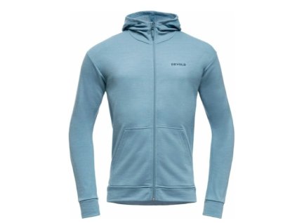 Devold mikina Everyday Zip Merino Hoodie - pánská - modrá (Velikost L)