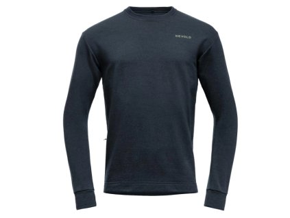Devold mikina Everyday CREW Merino - pánská - černá (Velikost L)