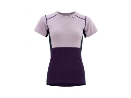 Devold Merino 190 LAUPAREN tričko krátký rukáv - dámské - růžová (Velikost L)