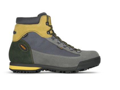 AKU Slope Original GTX - pánská kožená - šedá/žlutá (Velikost 42)