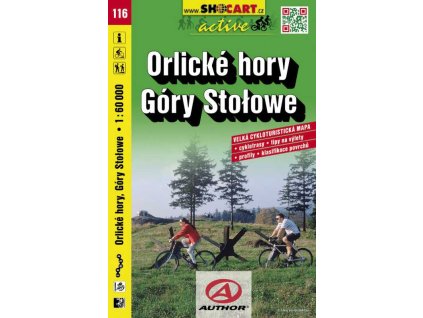 Orlické hory, Góry Stolowe (cyklomapa č. 116)