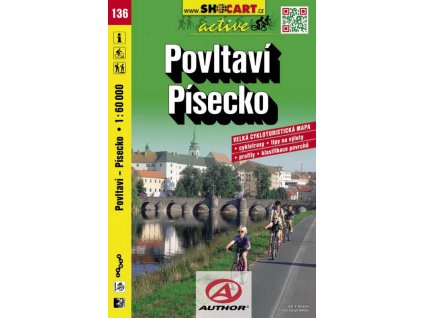 Povltaví, Písecko (cyklomapa č. 136)