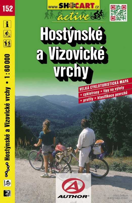 Shocart Hostýnské a Vizovické vrchy (cyklomapa č. 152)