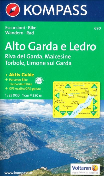 Alto Garda e Ledro (Kompass - 690) - turistická mapa