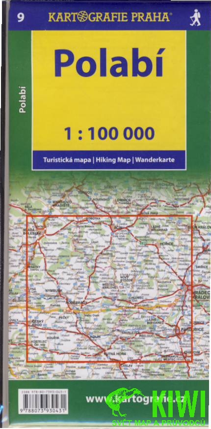 Kartografie Praha mapa Polabí 1:100 t., vydání 2009
