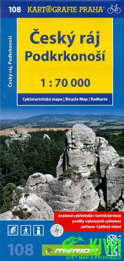 Kartografie Praha cyklomapa Český ráj, Podkrkonoší 1:70 t., 1. vydání 2012